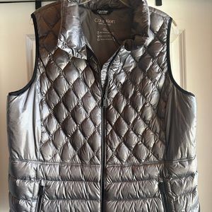 Calvin Klein grey/silver puffy vest